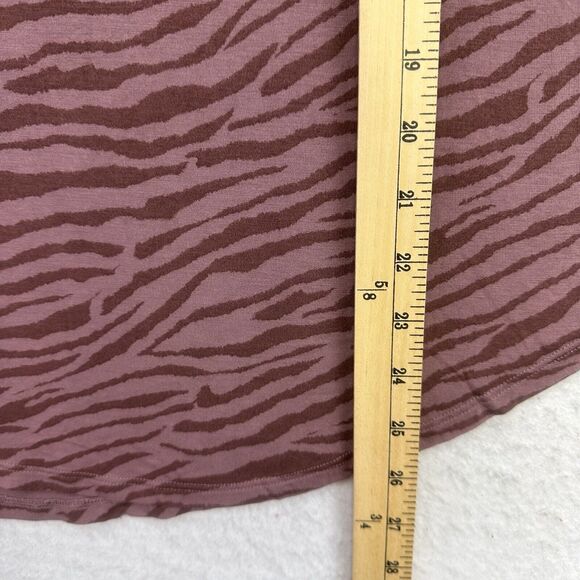 American Eagle Shirt Womens XS Soft & Sexy Striped V Neck Oversized Short Sleeve - Picture 8 of 12